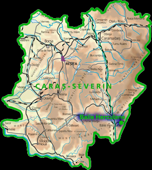 Baile Herculane in judetul Caras-Severin